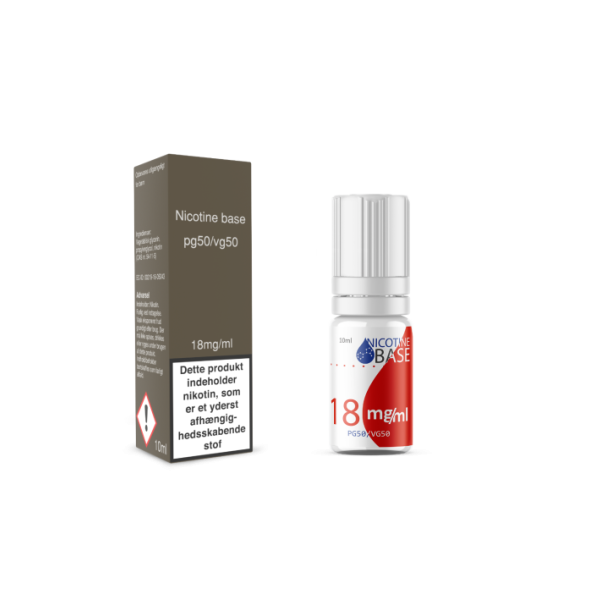 10 ML Nicotin base ren 50PG/50VG