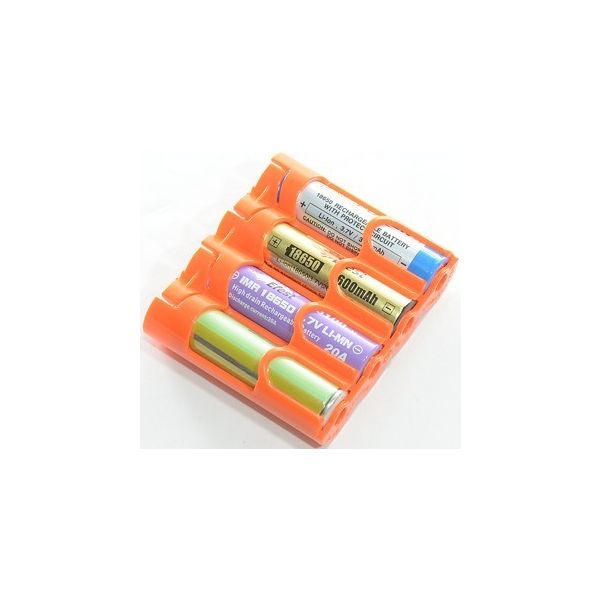 4stk 18650 batteri opbevaring