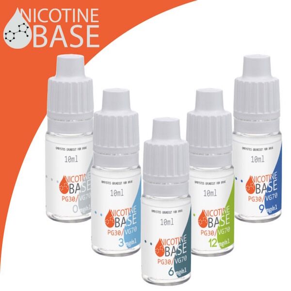 10 ML Nicotin base ren 30PG/70VG
