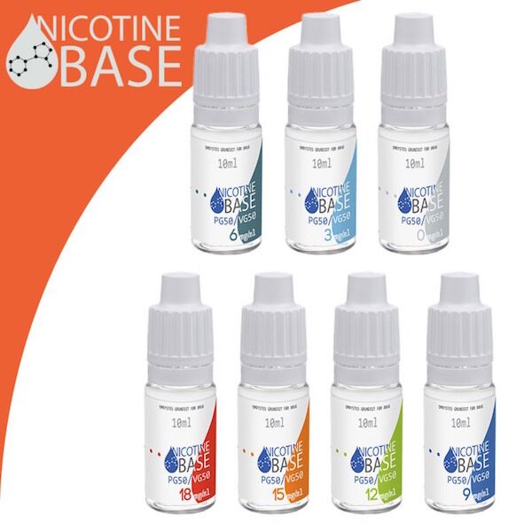 10 ML Nicotin base ren 50PG/50VG