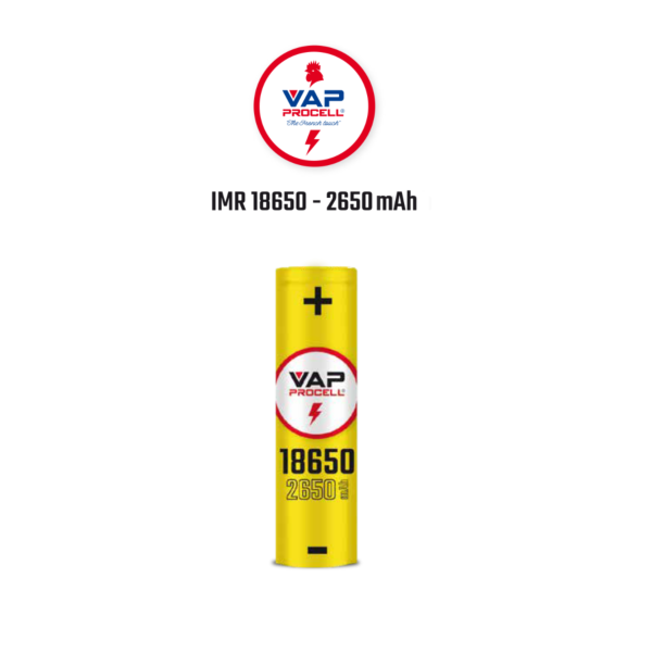 VAP PROCELL - 18650 BATTERI - 2650 MAH