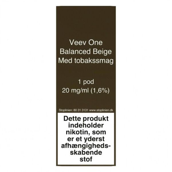 Veev One Balanced Beige pod