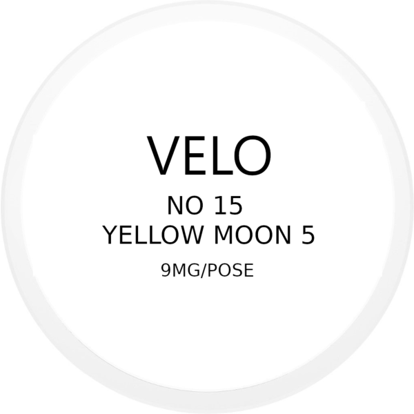 VELO No. 15 Yellow Moon 5 9mg