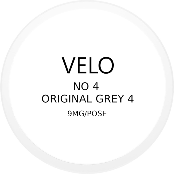 VELO No. 4 Original Grey 4 9mg